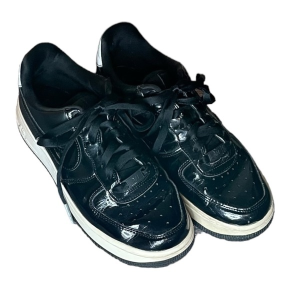 Nike Air Force 1 Ruby Rose Reflective Black Sneakers AH6827-001‎ Womens Size 6 - Picture 1 of 10